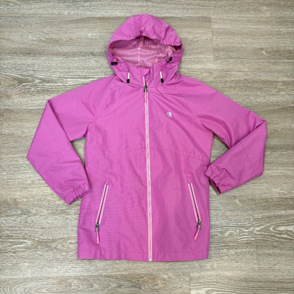 Liquid Girl's Rain Jacket Pink Large sz L